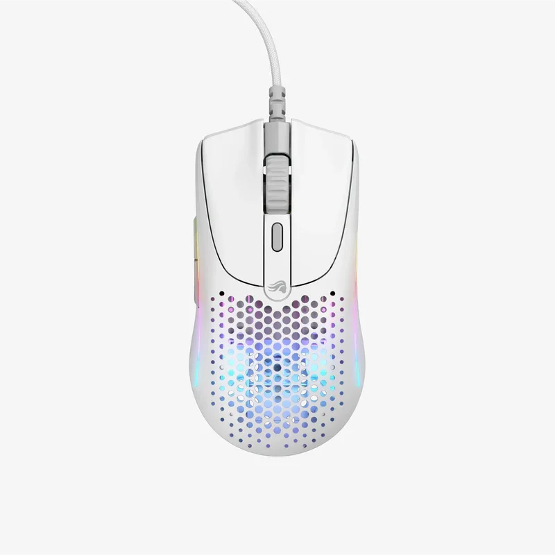 Glorious Model O2 Mini Wired Gaming Mouse - Matte White - Tashqila Glorious Model O2 Mini Wired Gaming Mouse - Matte White - Tashqila